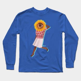 Amber the Sunflower Lady Long Sleeve T-Shirt